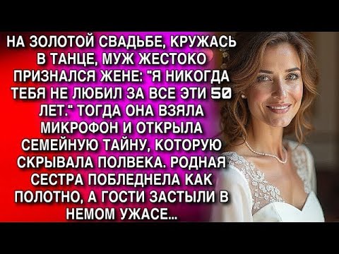 ''Я НИКОГДА ТЕБЯ НЕ ЛЮБИЛ ЗА ВСЕ ЭТИ 50 ЛЕТ.'' ТОГДА ОНА ВЗЯЛА МИКРОФОН И ОТКРЫЛА СЕМЕЙНУЮ ТАЙНУ....