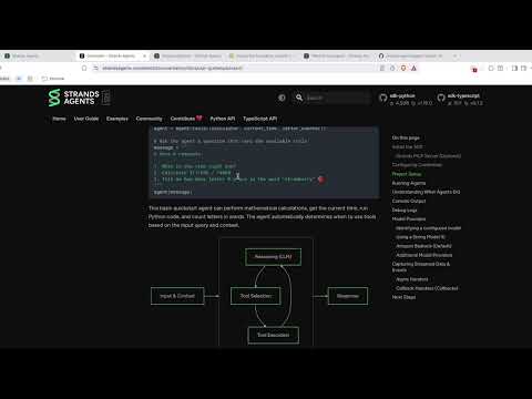 Amazon Bedrock - Strands Agents Quickstart