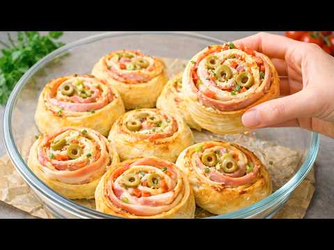 Nunca has probado un stromboli tan delicioso. ¡Listo en 10 minutos, rápido y fácil!