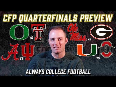 Greg McElroy’s CFP Quarterfinal Previews: Will the BIG 10 dominate? | Always College Football