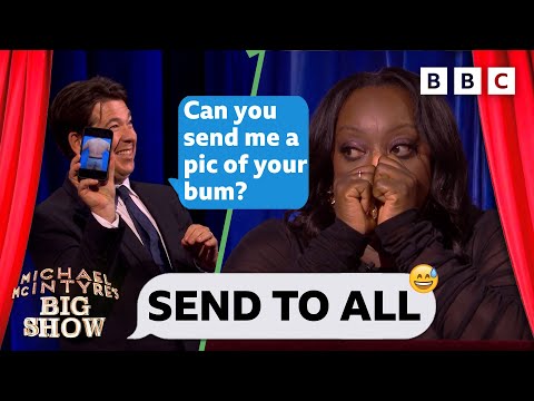 Judi Love asks for bum pics from all her contacts ๐ณ ๐ | Michael McIntyre's Big Show - BBC