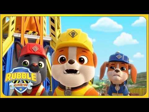 Water Slides Are So Fun! 💦 | Rubble and Crew | Cartoons for Kids