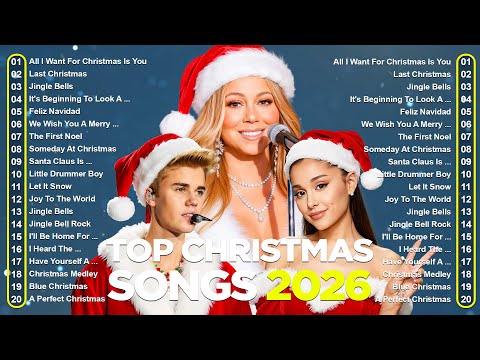 Christmas Music 2026 🎄 Best & Top Christmas Songs | Mariah Carey, Ariana Grande, Justin Bieber 🎅