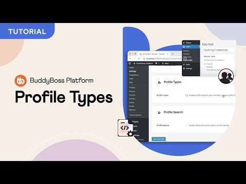 How to customize the profile fields based on profile type within the Platform?