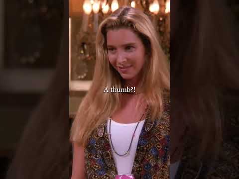 Phoebe finds a thumb in her soda! | Funny Friends Clip  #comedy #fyp