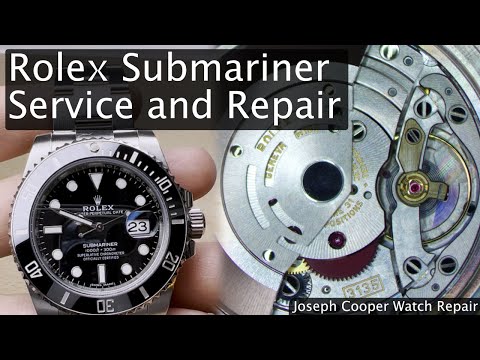 Rolex Submariner's First Service and Repair - Automatic Rotor Fix of a caliber 3135 - ref 116610