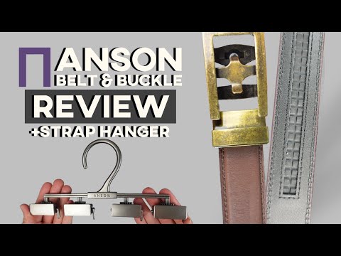 Anson Belt & Buckle + Belt Hanger HONEST Review! THE ONLY MEN'S BELT YOU'LL EVER NEED!
