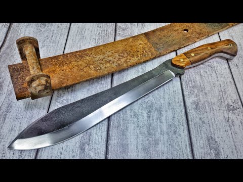 Making a Bolo Knife out of a Truck Spring