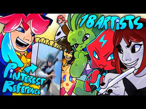 18 Artists Draw Using THE SAME REFERENCE