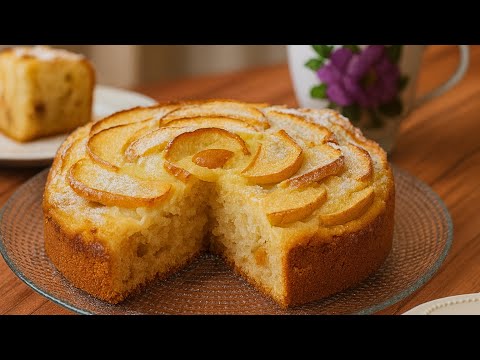 Italy’s most popular apple cake!You’ll bake it every day — simple & melts in your mouth@Bakeoraa