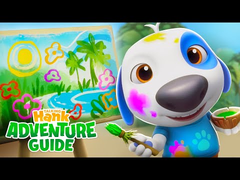 How To Make An Island Painting 🎨🏝️ Talking Hank's Adventure Guide: Island Living