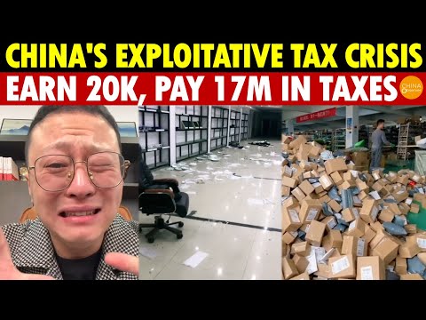 China's Most Exploitative Tax Storm Hits! Earn 20K, Pay 17M in Taxes! 80% of E-commerce Collapsing