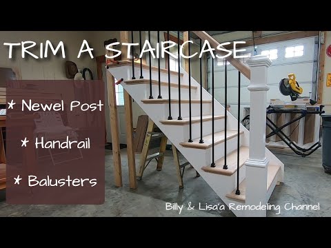 Install A Newel Post, Handrail, and Balusters