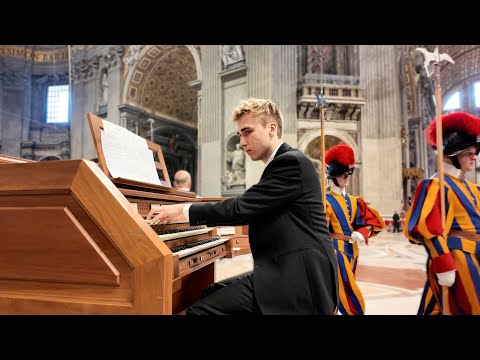 I'm playing at St. Peters Basilica in Rome!