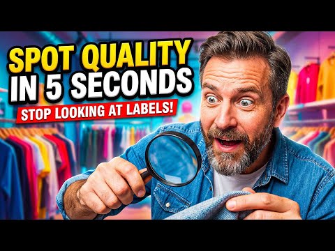 How To Spot Quality Clothing In 5 Seconds (Stop Looking At Labels!)