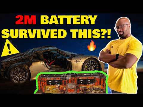 Inside a $2M Porsche 918 Battery That Survived a Fire