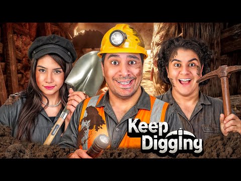 یک روز کارگر شدیم! گنج پیدا کردیم😂👷