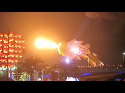 Danang Dragon Bridge Breathing Fire