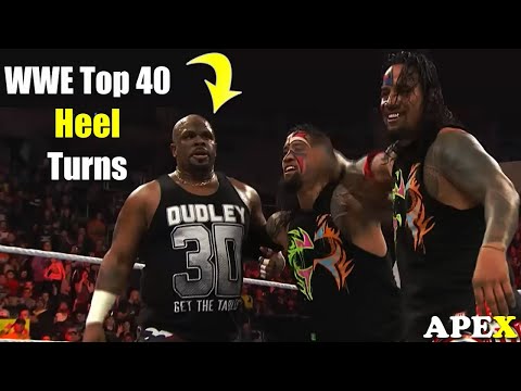WWE Top 40 Crowd-Cheered Heel Turns & Betrayals