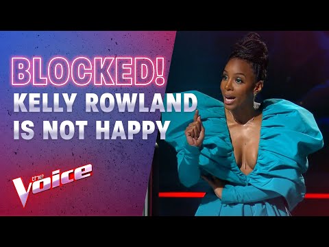 The Blind Auditions: Kelly Rowland Blows Up After Being Blocked | The Voice Australia 2020