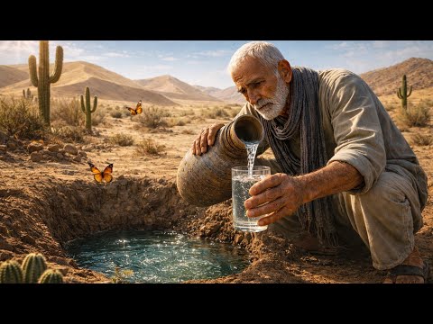 Digging Sand… Then Water Appeared