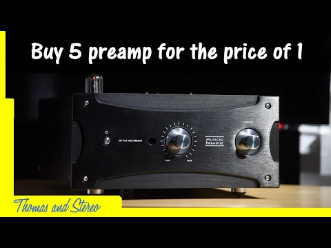 Super affordable Musical Paradise MP-701 tube preamp