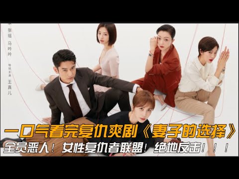 一口气看完复仇爽剧《妻子的选择》全员恶人！女性复仇者联盟！绝地反击！！！#妻子的选择 #出轨 #复仇
