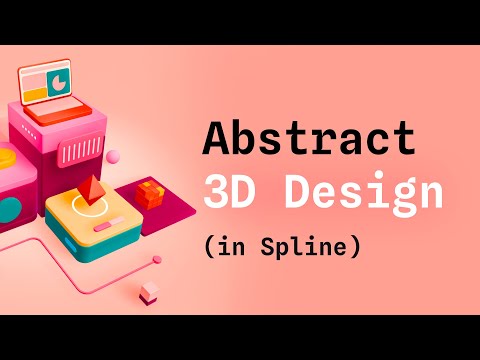 How to Design 3D Abstract Illustrations in Spline  | Beginners Tutorial