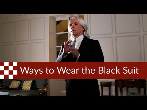 Ways to Wear the Black Suit