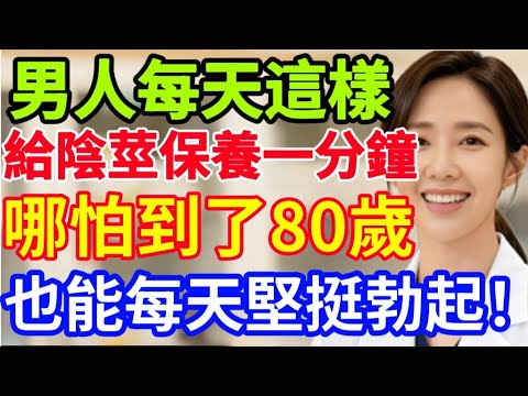 每天1分鐘陰莖保養法，泌尿科醫生親授：哪怕到了80歲也能堅挺勃起！（附教程） #中國醫  #中老年 #養老生活 #晚年健康 #科普