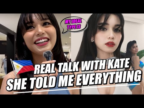 🇵🇭Deep Talk with a Stunning Filipina KATE ! | Street Interview in Cebu, Philippines