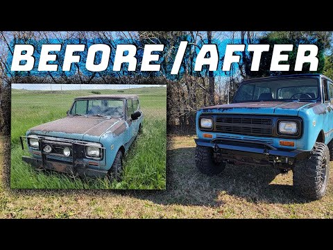 I lifted my Turbo Diesel International Scout (INCREDIBLE TRANSFORMATION!)