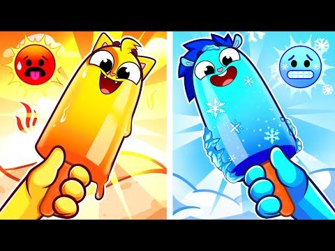 Let’s Learn Opposites☀️❄️ Hot and Cold Song! Kids Songs And Nursery Rhymes by Baby Zoo Karaoke