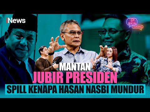 [FULL] Hasan Nasbi Mundur, Berbagai Penyebab Dibocorkan Mantan Jubir Presiden Jokowi | Bikin Terang