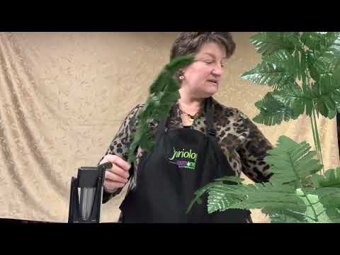 Silk cemetery cone arrangement