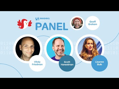 Panel Discussion - GEOFF GRAHAM, SCOTT HANSELMAN and LISANNE BUIK at Smashing Meets AI, Aug 27, 2025