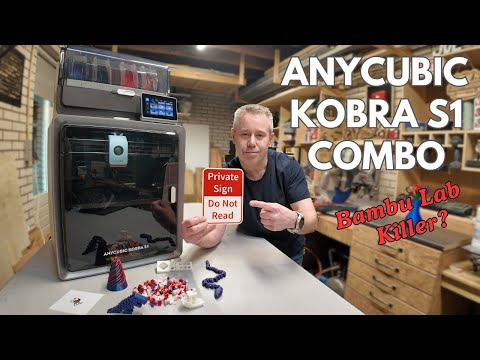Anycubic Kobra S1 Combo, Bambu Lab killer? #3dprinting #anycubic  #geekbuying #diy