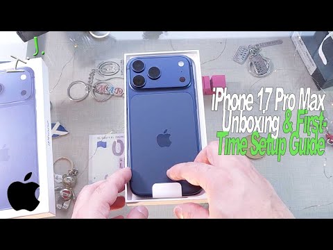 iPhone 17 Pro Max 📦📱 Unboxing & First Time Setup Guide
