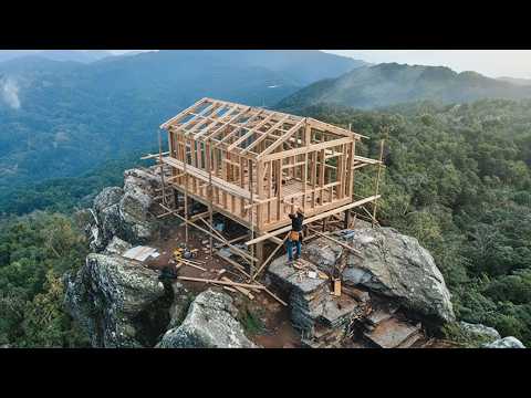 This woman single-handedly builds a villa in the mountains without electricity in 30 days!