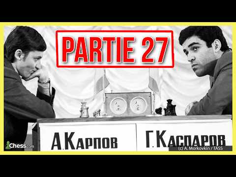 Schach-WM 1984/85 Karpov vs. Kasparov || Partie 27