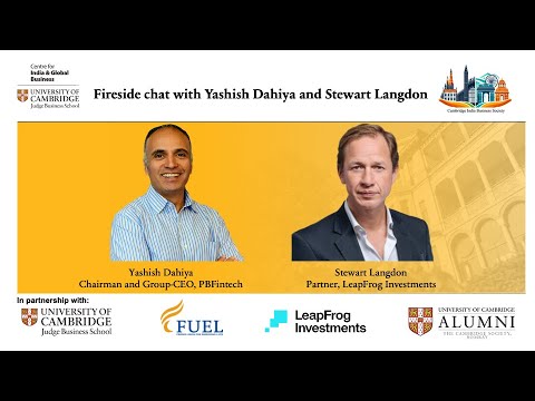 Fireside Chat: Yashish Dahiya and Stewart Langdon on Innovation in Insurance and Healthcare in India