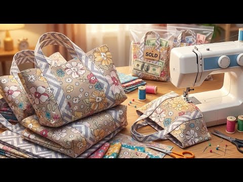 Can you believe I make them from scrap fabric and sell them a lot?