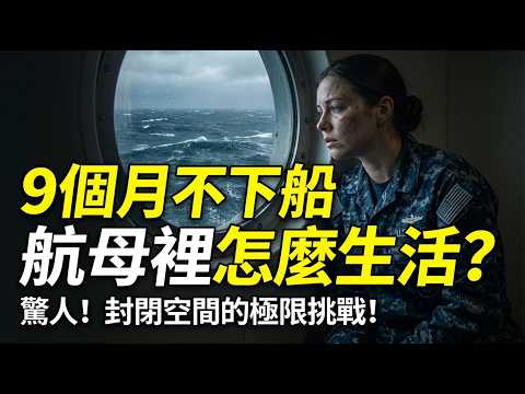 🔥5000 people crammed into an aircraft carrier for 9 months! How did they survive?