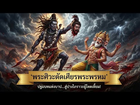 ทำไมพระพรหมถึงมี 4 หน้า? เปิดตำนานเศียรที่ 5 ที่หายไปเพราะความจองหอง