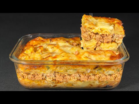 Wenn Sie Kartoffeln und Hackfleisch haben, bereiten Sie dieses köstliche ABENDESSEN zu Hause zu!