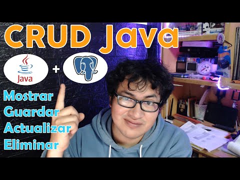 ¿Cómo hacer un CRUD (Guardar, Mostrar, Modificar y Eliminar) con Java y PostgreSQL? FÁCIL Y SENCILLO