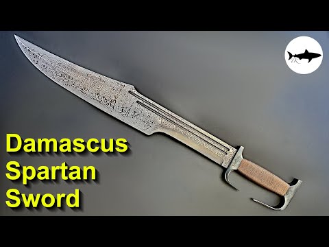 Forging a Damascus Spartan Sword