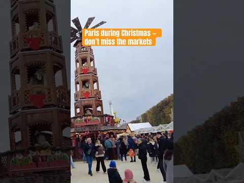 Paris during Christmas — don’t miss the markets #ParisChristmas #ParisMarkets #ParisTravel