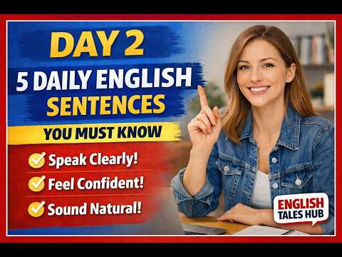 Top English Expert Reveals 5 Daily Sentences for Confident Speaking ! Day 2
