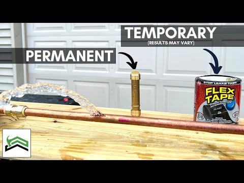 Repairing An Emergency Water Leak | No Soldering Needed!